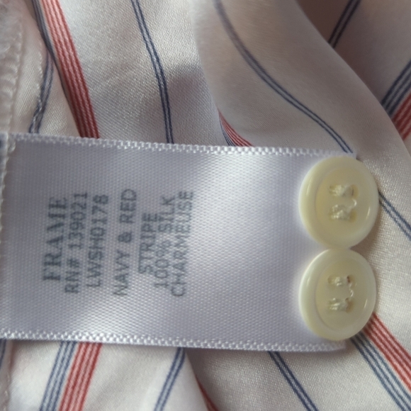 Frame Striped Silk Shirt - Picture 4 of 8